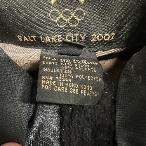 Marker Ltd Women's Us Ski Team Jacket Salt Lake City Large Black 2002 Olympics - Picture 17 of 19