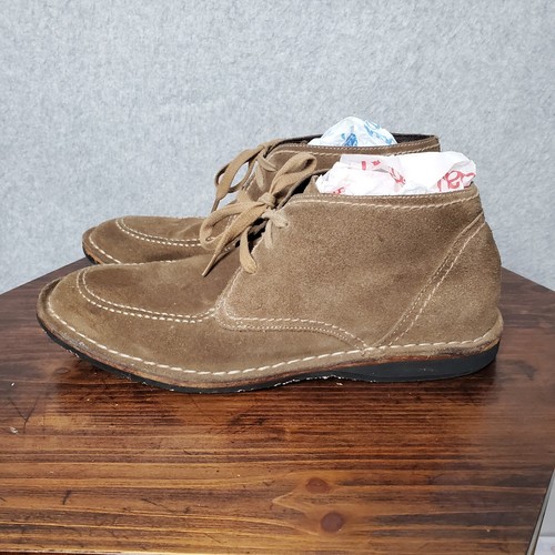 John Varvatos Chukka Boots Men's Brown Suede Size 9 M