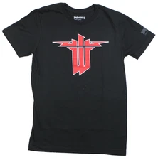 Wolfenstein II Adult New T-Shirt - Classic Red 2 Logo Pic