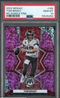 2022 Panini Mosaic No Huddle Pink Prizm #182 Tom Brady Bucs /20 PSA 10 LOW POP 7