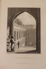 1838 B/W ENGRAVING A CELEBRATED WELL AT LUCNOW INDIA 23CMS BY 15CMS P1331