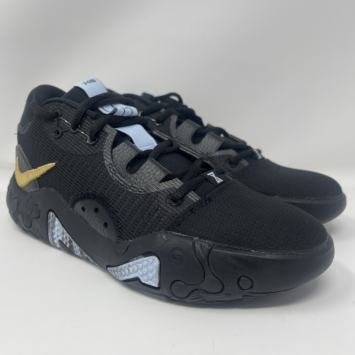 Nike PG 6 Basketball Shoes Black Celestine Blue Running