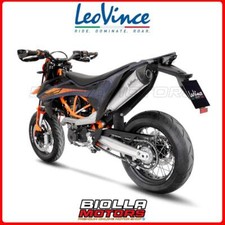 14363EU TERMINALE LEOVINCE KTM 690 SMC R 2022 - LV ONE EVO STAINLESS STEEL EURO 