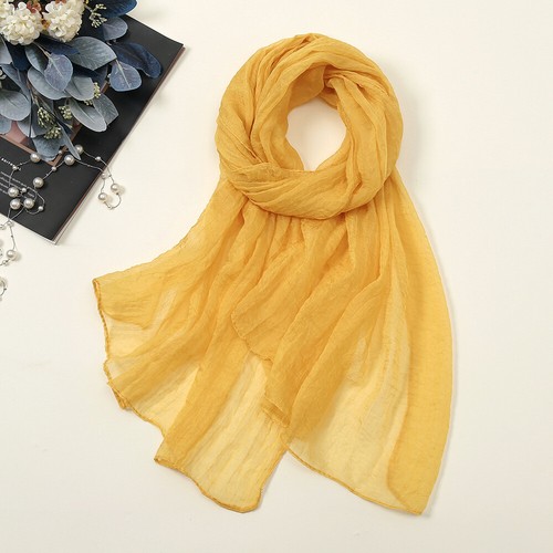 Women Long Soft Chiffon Scarf Plain Sheer Wrap Shawl Stole Neck Scarves Larg И - Picture 21 of 38