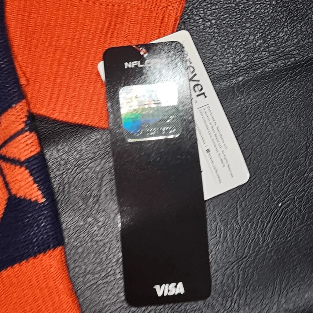 NWT football Team Apparel Mens Denver Broncos Ugly Christmas Sweater Medium