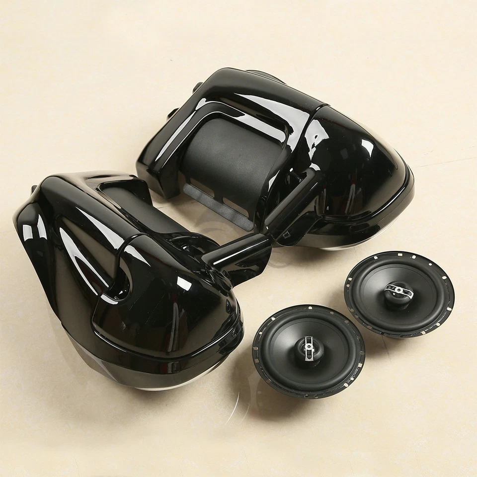 Lower Vented Fairings 6.5" Speakers Fit For Harley Touring Street Glide 1983-13 - Image 4 of 4