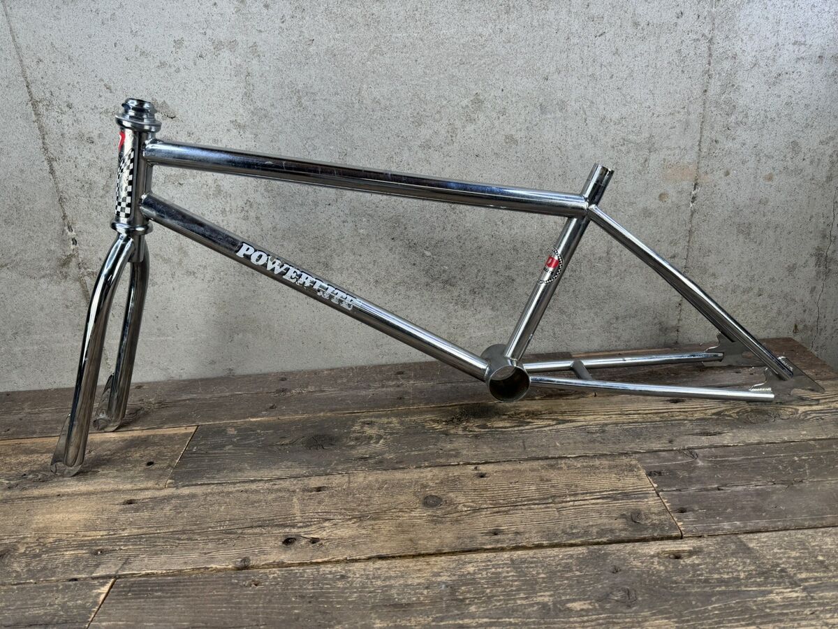 1984 Powerlite Bmx Frame And Fork RARE 20.5”TT Old School 1984 Powerlite Bmx Frame And Fork RARE 20.5”TT Old School