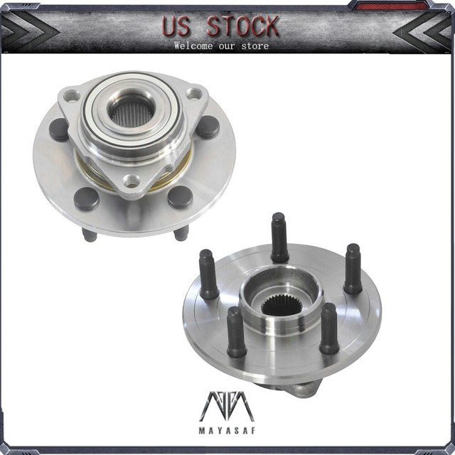 Pair2 Front Wheel Hub & Bearings Assembly Set For Dodge Ram 1500