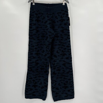 PJ Salvage Royal Socialite Lounge Pajama Pant sz M Chenille Blue
