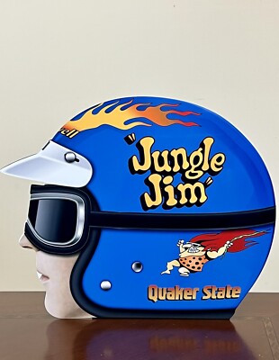 WOW!! Jungle Jim Drag Racing Tribute Race Car Helmet Style Sign HD