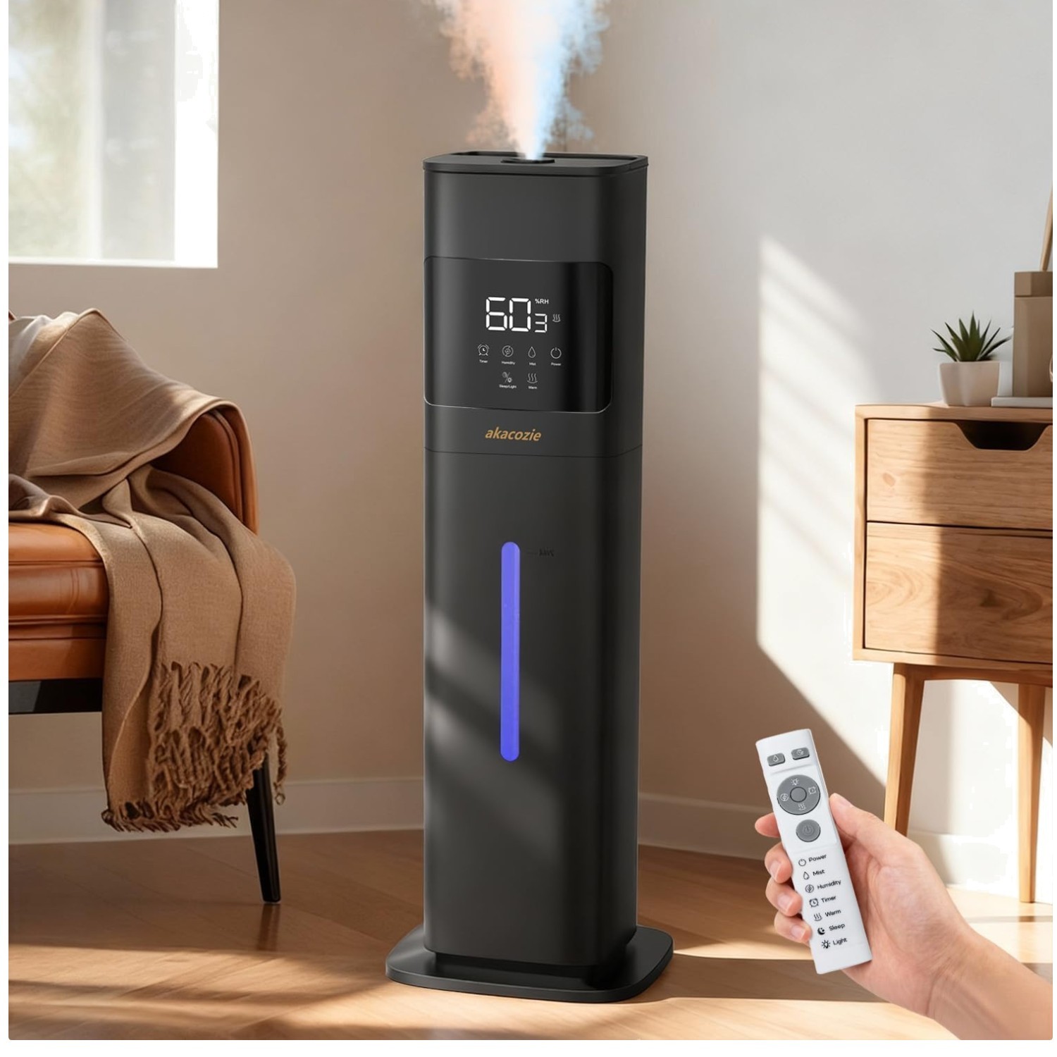 With Timer And Adjustable Humidity Control