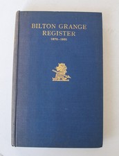 Bilton Grange Register 1873-1931, 2nd edition, Rev Granville Earle, Rugby, 1932