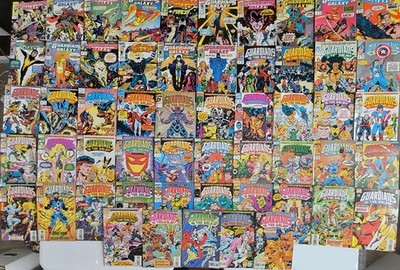 GUARDIANS OF THE GALAXY Lot (60) #1-62 NM VF Many 1st Apps 1990 High Grade 