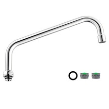 12  Swivel Swing Nozzle Spout for Commercial Kitchen Sink Faucet,Stainless St...
