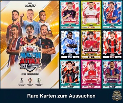 Topps Match Attax Champions League 26/27 Rare Karten zum Aussuchen CL 2026/27