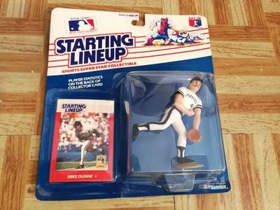 #ad #ad 1988 Starting Lineup Mike Dunne Pittsburgh Pirates SLU Figure Baseball Card Vtg $8.99