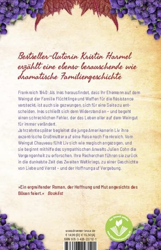 Kristin Harmel  Das letzte Licht des Tages: Roman. Die dramatische R (Paperback) - Zdjęcie 4 z 5