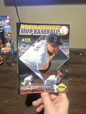 Sega Genesis Cover Art Only Roger Clemens MVP Baseball 