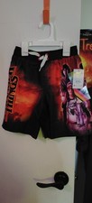 Netflix Stranger Things Boys' UV50 Swim Trunks Shorts - Size 6/7 - NWT's
