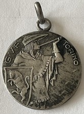 Medaglia Premio GUF Torino Coppa Vaghi Milano Genova Torino 1934 Arg.