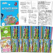 96 PCS Mini Activity Books for Kids Coloring Books Party Favors Bulk Ages 4-1...