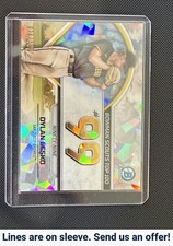 2023 Bowman #BTP-99 Dylan Lesko Bowman Scouts Top 100 Atomic Refractors #/150