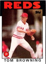 1986 Topps #652 Tom Browning