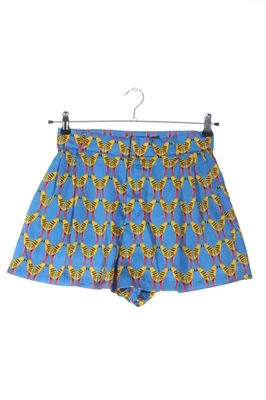 ZARA Short moulant Dames Pantalon court T EU 36 bleu-jaune-rouge - Photo 1/4