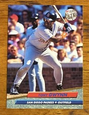 Fleer Ultra 1992 Tony Gwynn #277 San Diego Padres Baseball Card Hall of Famer