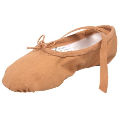 Sansha Pro 1 Canvas Ballet Slipper,Flesh,17 M (13 M US Men's)
