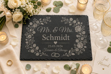 Schiefer Serviertafel 20x30cm Lasergravur per...