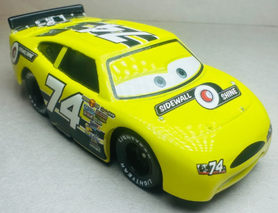Disney Pixar Cars Slider Petrolski Sidewall Shine #74 Diecast 1:55