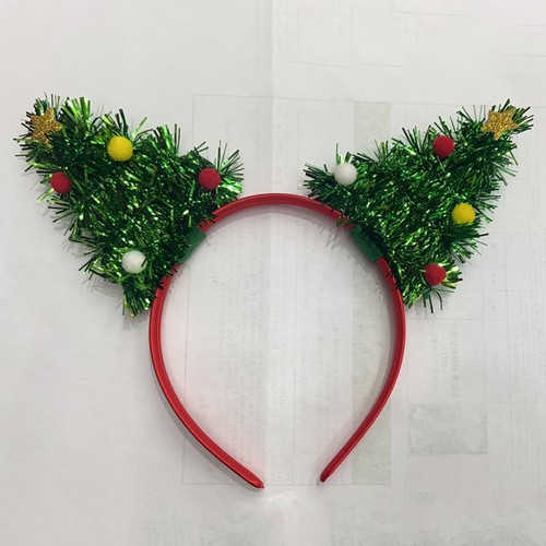 1pc Lovely Hair Creative Lovely Christmas Tree Shape Headdress Lovely Headband - Imagen 11 de 12