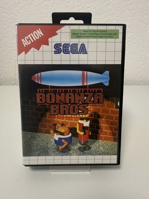 Bonanza Brothers - Sega Master System Spiel - OVP mit Anleitung - Gut