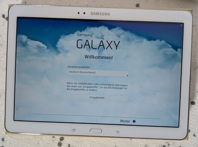 Samsung Galaxy Tab Pro 10.1 SM-T520 16GB WiFi weiß Tablet OVP gebraucht