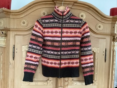 Damen Strickjacke mit Reißverschluss Von Jackpot Größe 1 (36) Gebraucht Top