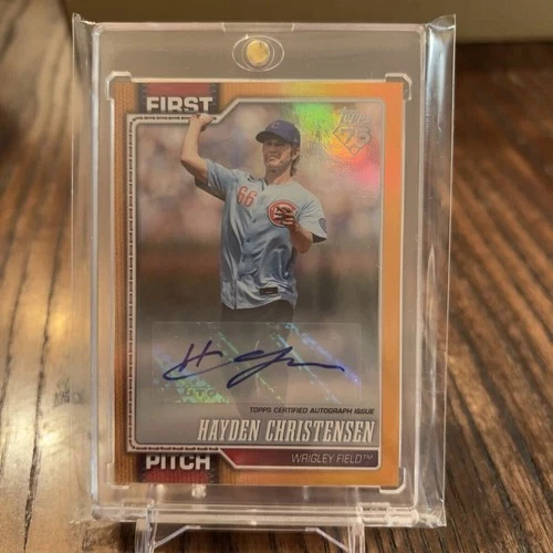 Topps First Pitch Hayden Christensen 25 Anakin Skywalker