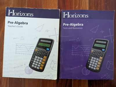 Horizons Pre-Algebra Teacher's Guide & Tests and Resources