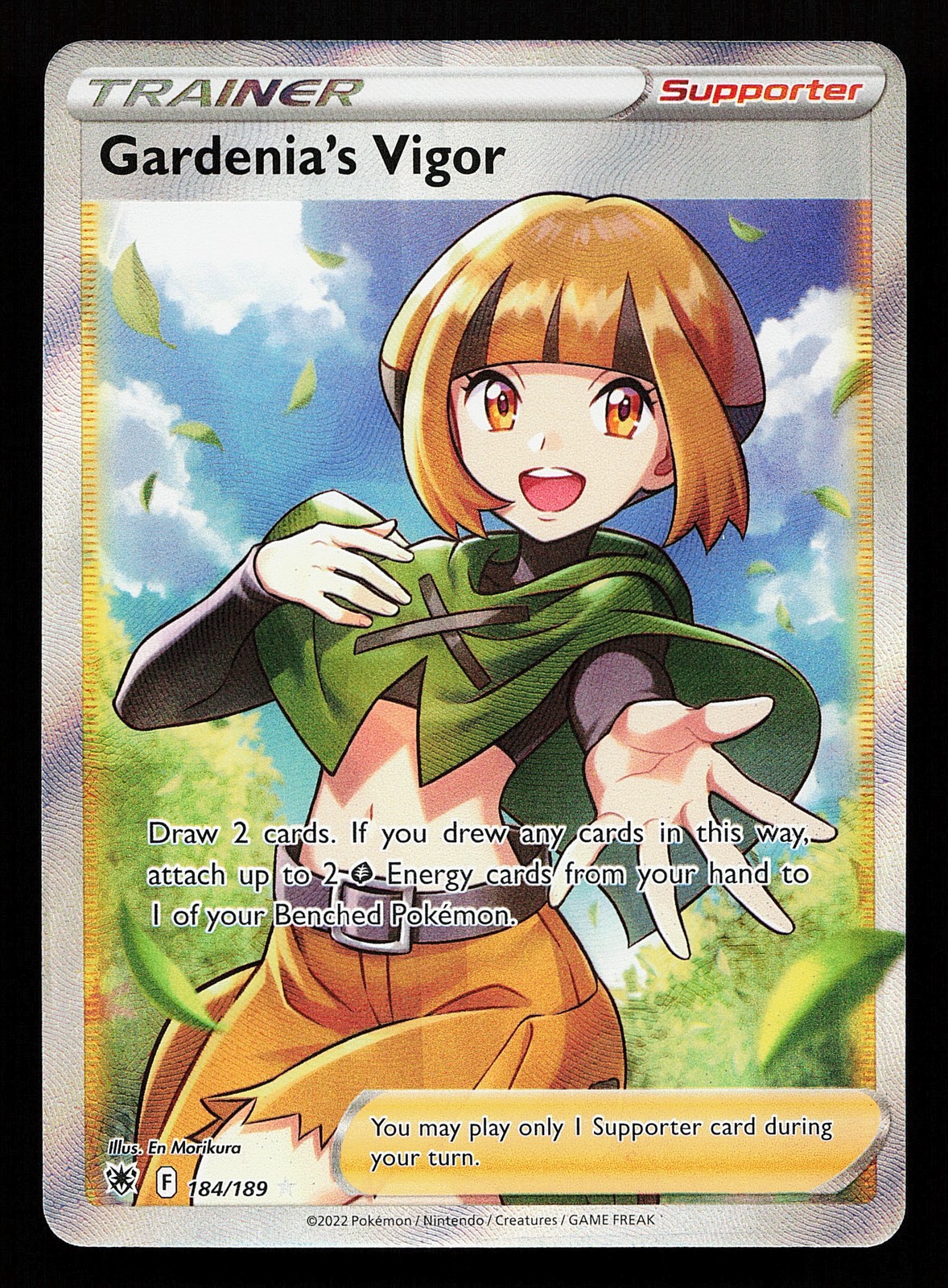 Gardenia's Vigor 184/189 Ultra Rare Astral Radiance Pokémon Card