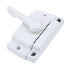 Zinc Alloy Vertical Horizontal Sliding Window Sash Lock Keeper White