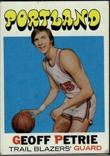 Geoff Petrie 1971-72 Topps Portland Trail Blazers Rookie #34