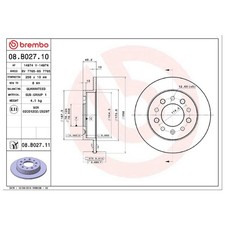 2x Bremsscheibe hinten für Hyundai 2 GK Tiburon | 26231117