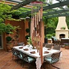 Wind Chimes 12Tubes Bell 2 Type Outdoor Indoor Wall Hanging Home Decor New