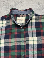 Original Weatherproof Vintage Flannel Shirt Men’s Medium Multicolor Button Down 