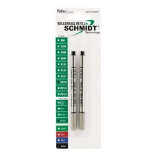 Schmidt Black Rollerball Ink Cartridge Refill 2 Pack Broad Point Tip 1.0mm