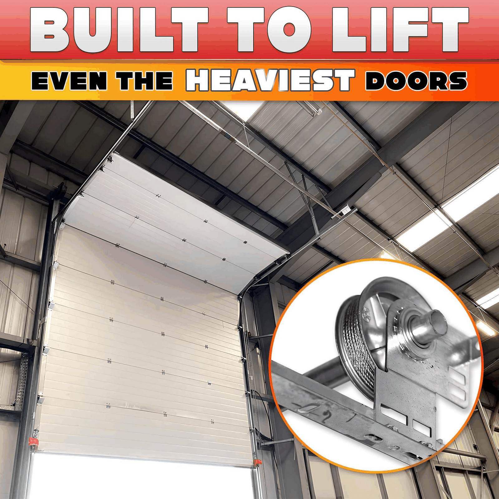 Garage Door Cables for 10 ft Door 11 ft 6 inch Long Heavy Duty 304 Steel 2 pcs