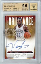 Kevin Durant 2012-13 Panini Brilliance Marks Autograph Card #6 147/199 BGS 9.5