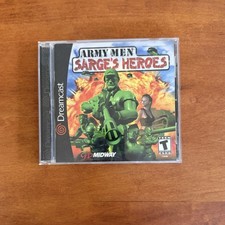 Army Men: Sarge's Heroes (Sega Dreamcast) MINT CIB Complete w/ Reg & Tested