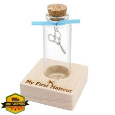Liannan First Haircut Curl Keepsake Jar Blue