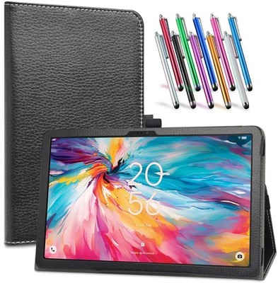 For TCL TAB 10 NXTPAPER 5G Case PU Leather Magnetic Slim Folding Cover + Stylus